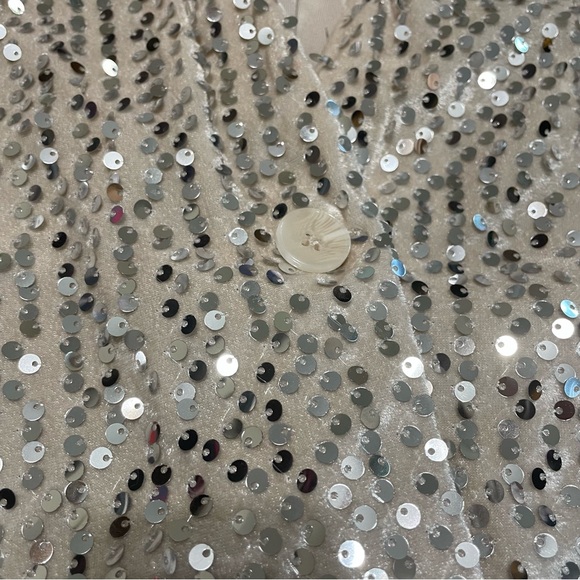 Sanctuary Charmed sequined blazer sequins sparkly jacket womens XL - Picture 2 of 6